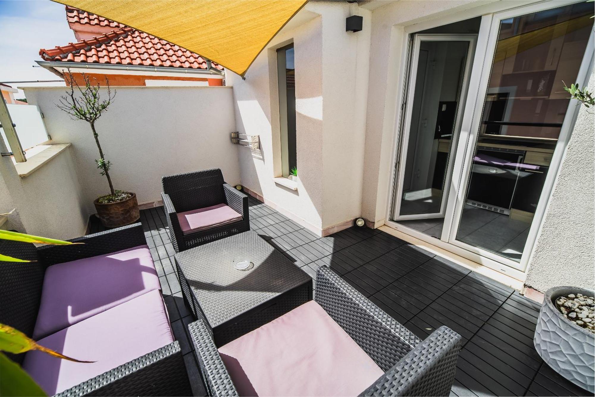 Downtown Park Apartments With Balcony Vodice Rum bild